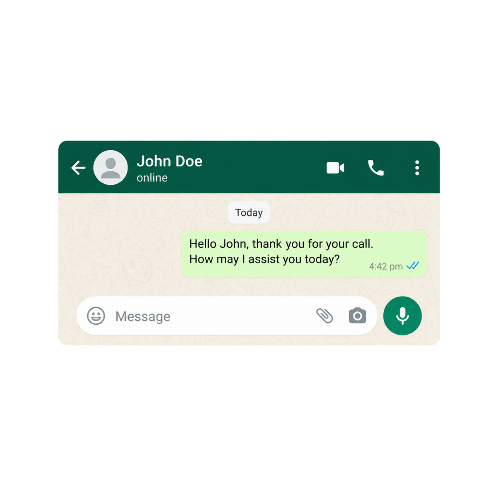 GoDial incoming lead bottom right