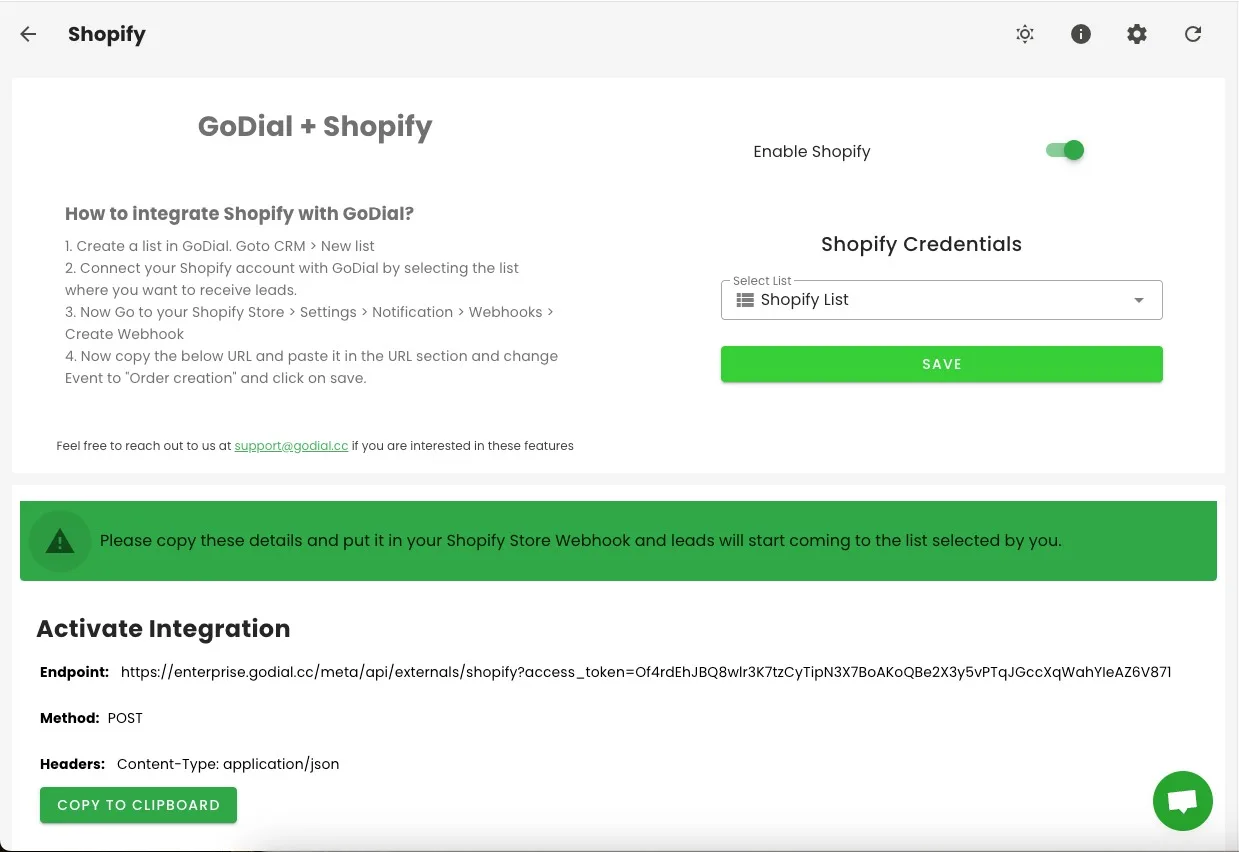 GoDial WhatsApp Business CRM integration