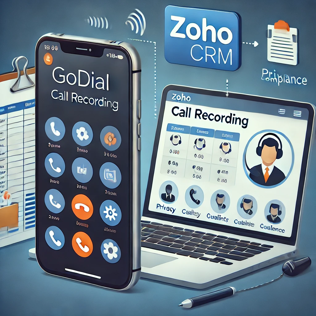 How to Record Calls from Zoho CRM Leads Using GoDial SIM Dialer